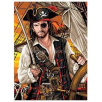 Набір для творчості Sequin Art Painting by numbers Junior Пірат 23*30см