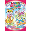 Sequin Art Набір для творчості Sequin Art Laser Коти 2шт, 21*29см