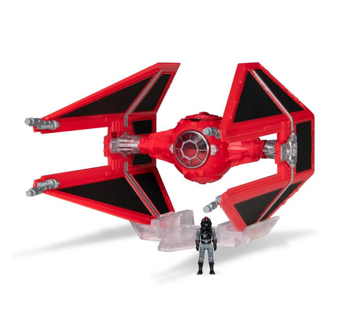 Star Wars Ігрова колекційна фігурка Star Wars Small Vehicle Транспорт та фігурка Royal Guard TIE Interceptor (Rare) 7.5см