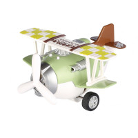 Літак металевий інерційний Same Toy Aircraft зелений