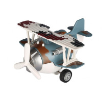 Літак металевий інерційний Same Toy Aircraft синій