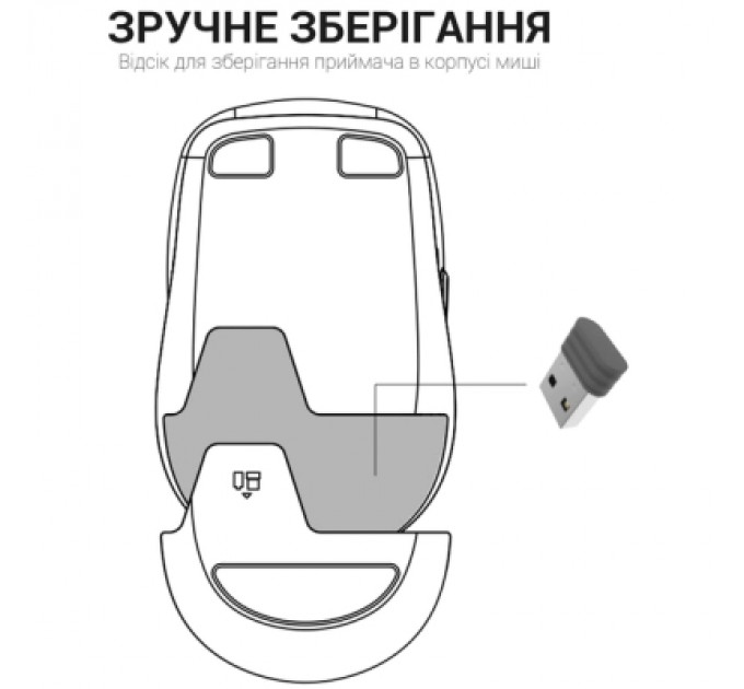 OfficePro Мишка OfficePro M230P Silent Click Wireless/Bluetooth Pink (M230P)