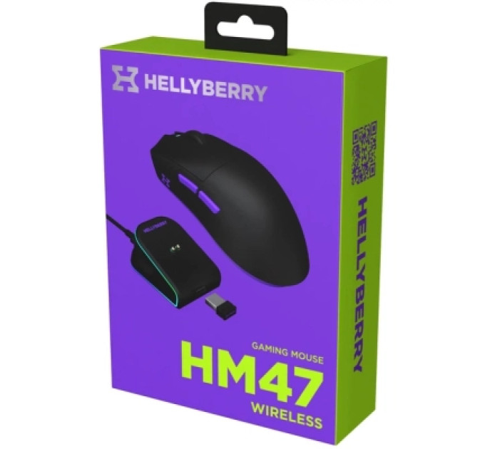 Hator Мишка Hator Hellyberry HM47 Wireless Black/Violet (HM47_black_violet)