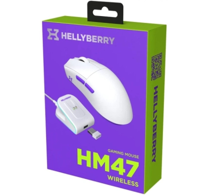 Hator Мишка Hator Hellyberry HM47 Wireless White/Violet (HM47_white_violet)