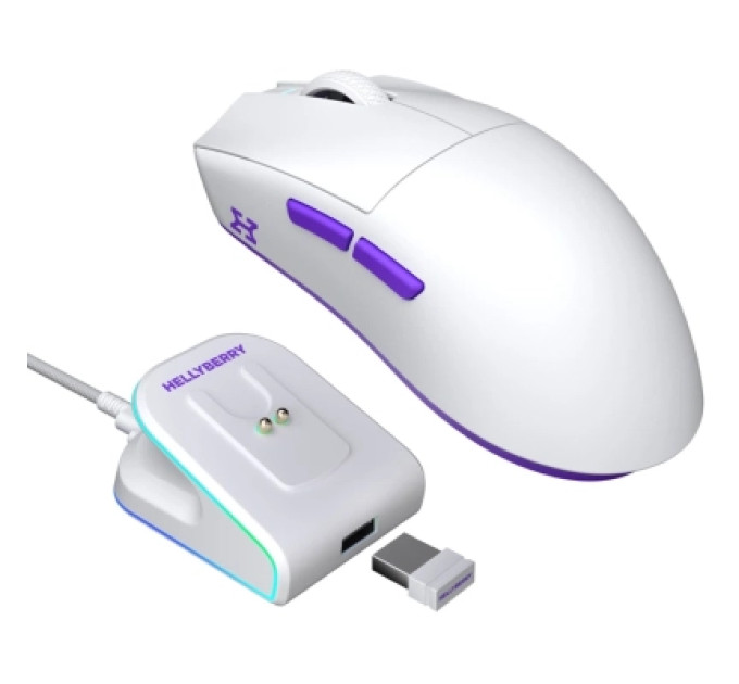 Hator Мишка Hator Hellyberry HM47 Wireless White/Violet (HM47_white_violet)
