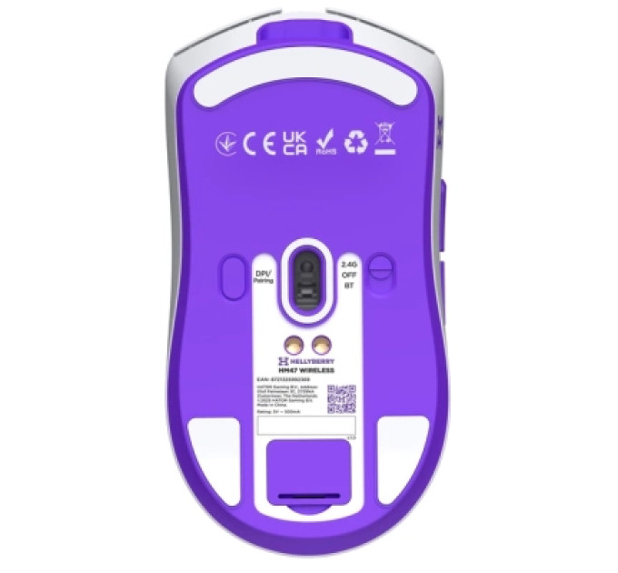 Hator Мишка Hator Hellyberry HM47 Wireless White/Violet (HM47_white_violet)