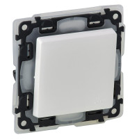 Перемикач Legrand Valena LIFE, 10АХ, 250V, автоматичні клеми, IP44, білий