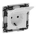 Legrand Furniture Розетка 2К+З зі шторками Legrand Valena LIFE, IP44, білий