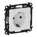 Legrand Furniture Розетка 2К+З зі шторками Legrand Valena LIFE, 16А 250V, автоматичні клеми, білий