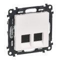 Legrand Furniture Розетка подвійна RJ45 кат. 5е UTP Legrand Valena LIFE, білий