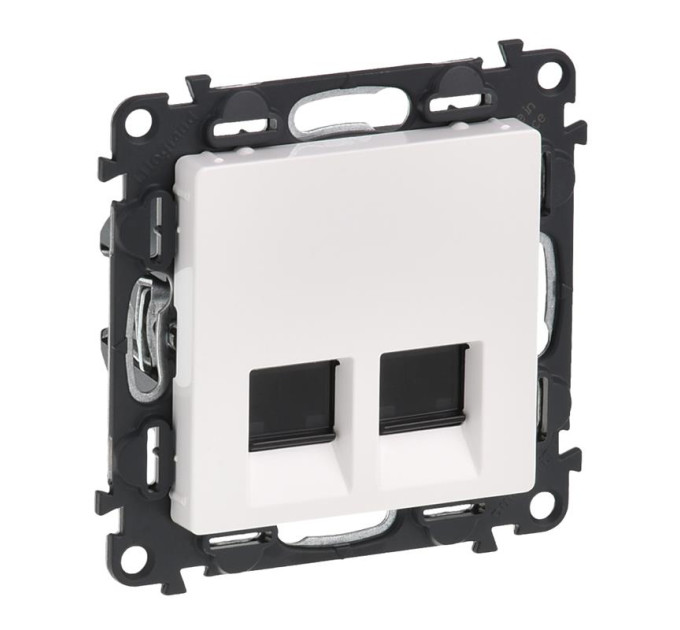 Legrand Furniture Розетка інформаційна 2ХRJ45 кат. 6 UTP Legrand Valena LIFE, білий