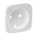 Legrand Furniture Лицьова панель розетки з індикатором Schuko Legrand Valena ALLURE, INMATIC, білий