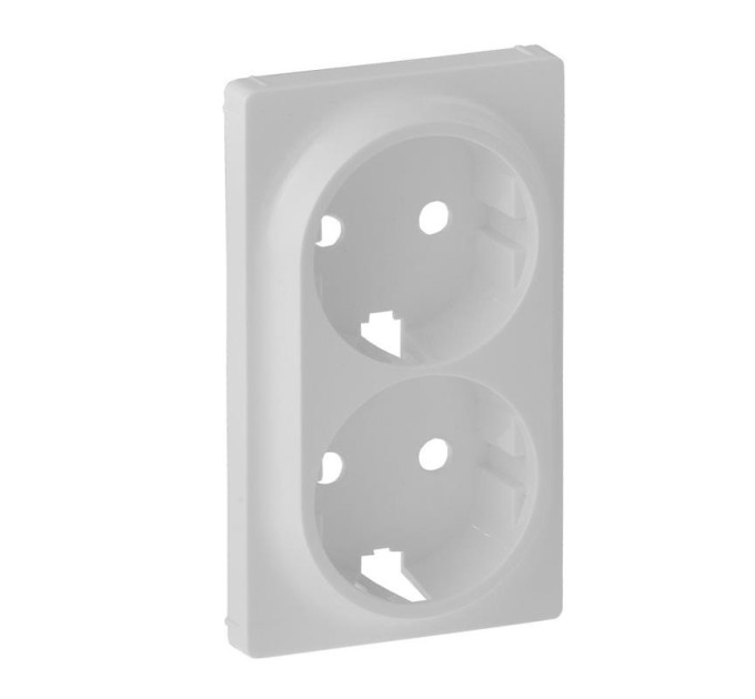 Legrand Furniture Лицьова панель подвійної розетки Schuko Legrand Valena LIFE, IN*MATIC, білий