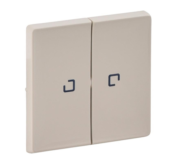 Legrand Furniture Клавіша 2-клавішного вимикача з підсвічуванням Legrand Valena LIFE, IN*MATIC, слонова кістка