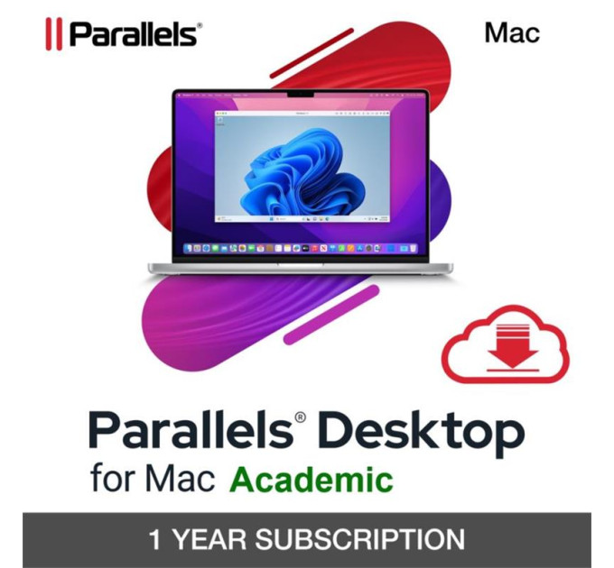 Parallels Примірник ПЗ Parallels Desktop Academic, 1 рік, ESD