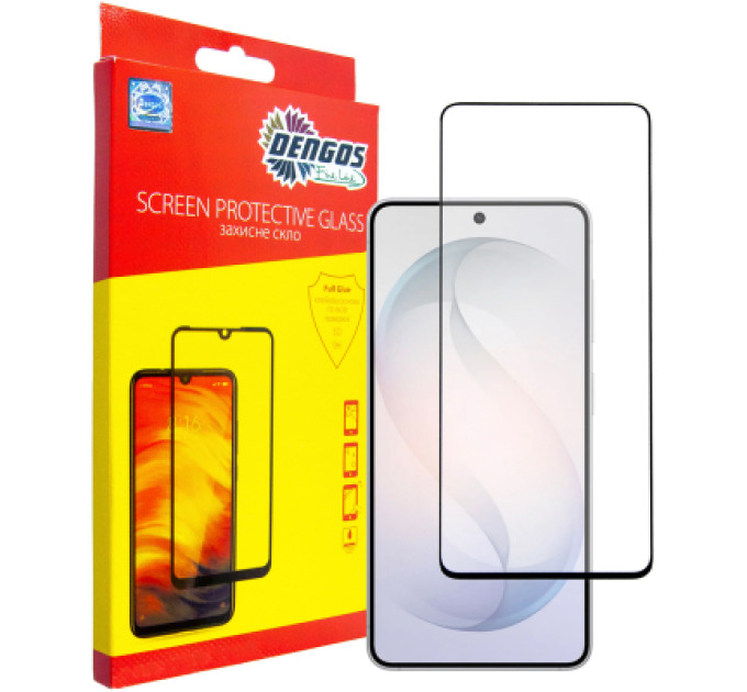 Dengos Скло захисне Dengos Full Glue Samsung Galaxy S26 Black (TGFG-442)