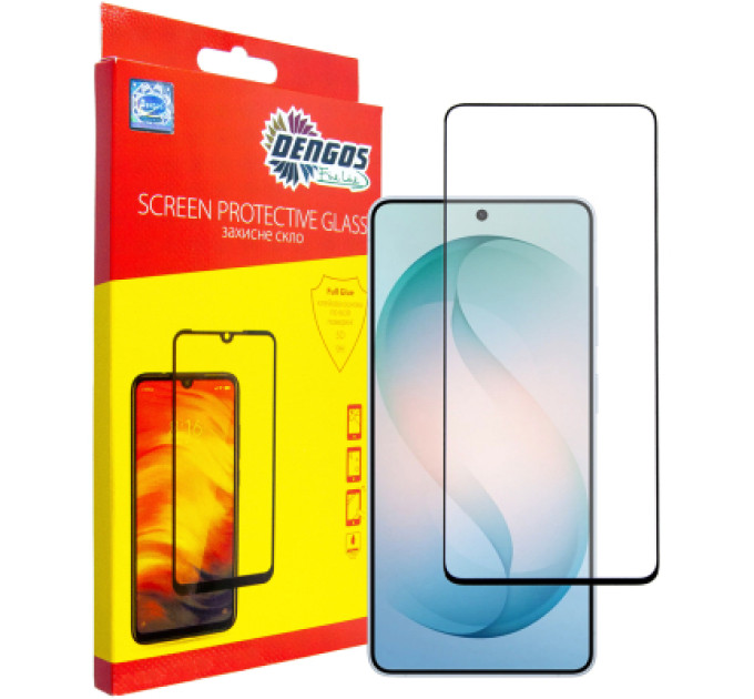 Dengos Скло захисне Dengos Full Glue Samsung Galaxy S26 Ultra Black (TGFG-444)