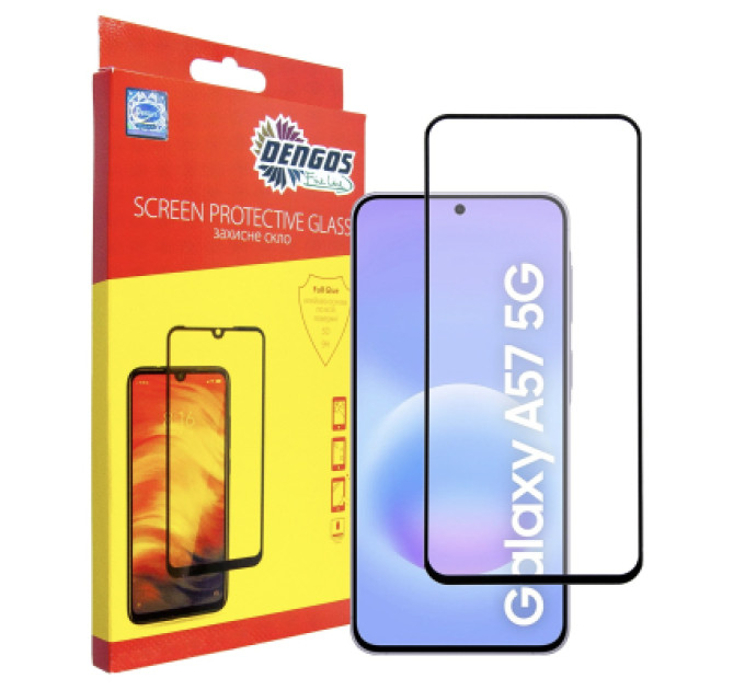 Dengos Скло захисне Dengos Super-D Full Glue Samsung Galaxy A57 Black (TGFG-SD-09)