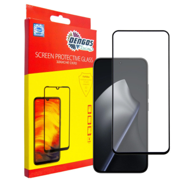 Dengos Скло захисне Dengos Super-D Full Glue Xiaomi 15T / 15T Pro Black (TGFG-SD-11)