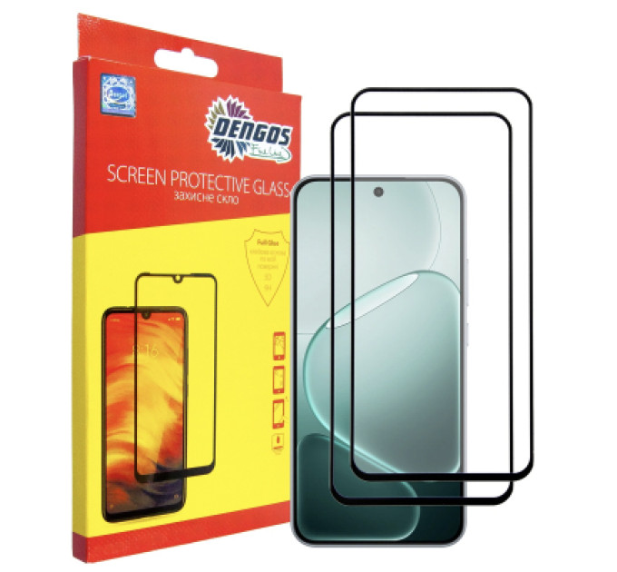Dengos Скло захисне Dengos OPPO A6 Pro Black 2 pcs (DG-TG2P-94)