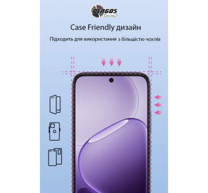 Dengos Скло захисне Dengos OPPO A6x 4G / A6k 4G / A6 4G Black 2 pcs (DG-TG2P-95)