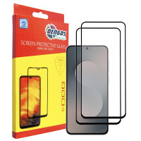 Скло захисне Dengos Samsung Galaxy S25 FE Black 2 pcs (DG-TG2P-91)