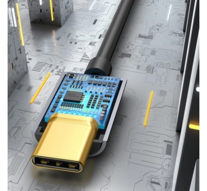 Baseus Перехідник USB-C M to 3.5mm F Baseus (CATL54-0G)