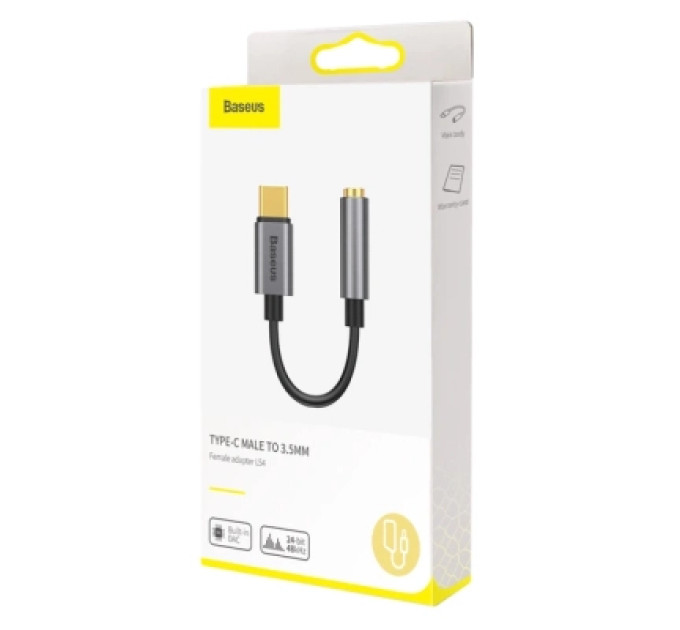 Baseus Перехідник USB-C M to 3.5mm F Baseus (CATL54-0G)