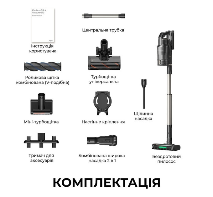MOVA Акумуляторний пилосос Mova G70 (V2583)