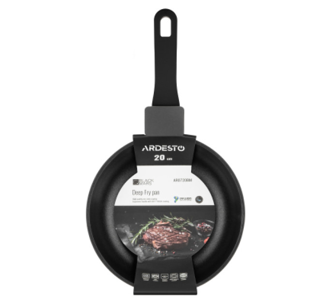 Ardesto Сковорода Ardesto Black Mars Mira, 20см, алюміній, чорний (AR0720BM)