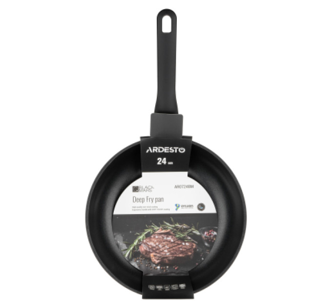 Ardesto Сковорода Ardesto Black Mars Mira, 24см, алюміній, чорний (AR0724BM)