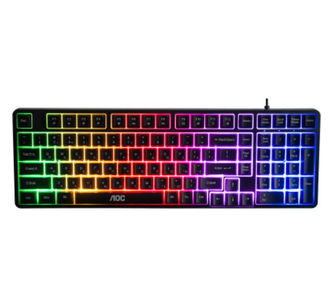 AOC Клавіатура AOC GK116B LED USB UA Black (GK116B/97)