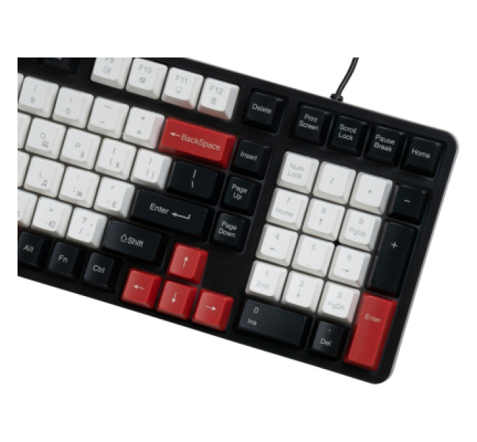 AOC Клавіатура AOC GK116H1 LED USB UA White/Red/Black (GK116H1/97)