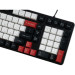 AOC Клавіатура AOC GK116H1 LED USB UA White/Red/Black (GK116H1/97)
