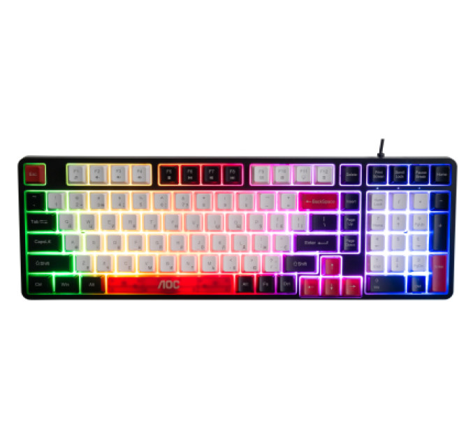 AOC Клавіатура AOC GK116H1 LED USB UA White/Red/Black (GK116H1/97)