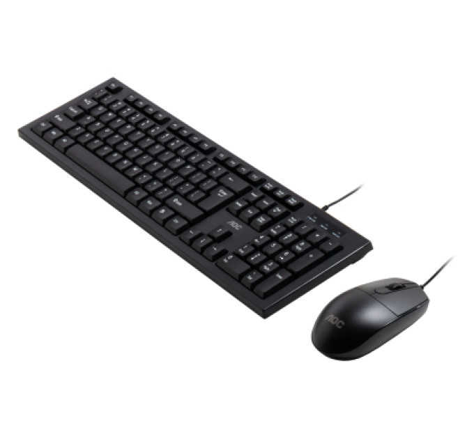 AOC Комплект AOC KM160B USB UA Black (KM160B/97)
