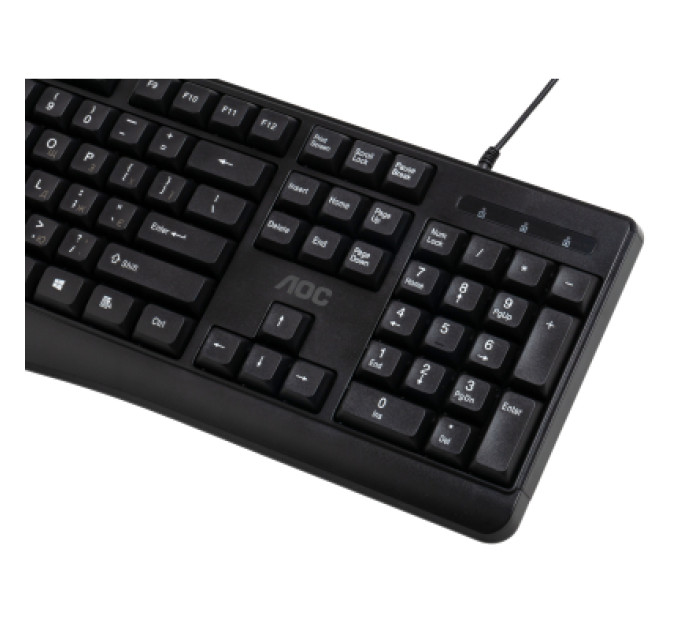 AOC Комплект AOC KM170B USB UA Black (KM170B/97)