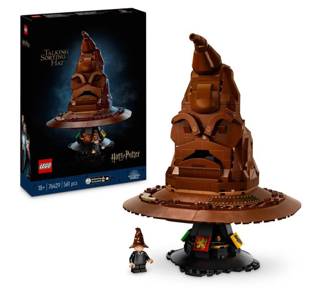 LEGO Конструктор LEGO Harry Potter Балакучий сортувальний капелюх 561 деталь (76429)