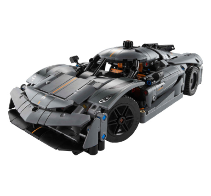 LEGO Конструктор LEGO Technic Koenigsegg Jesko Absolut — сірий гіперкар (42173)