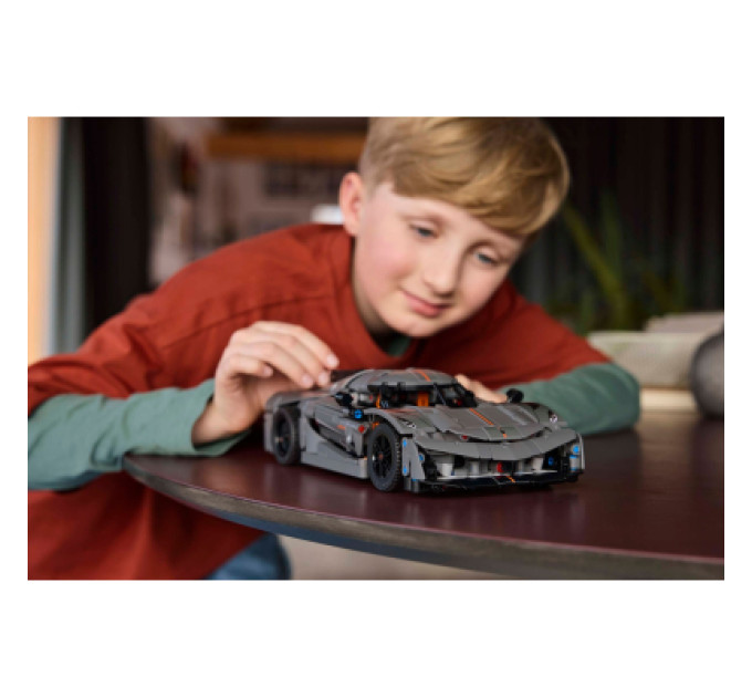 LEGO Конструктор LEGO Technic Koenigsegg Jesko Absolut — сірий гіперкар (42173)