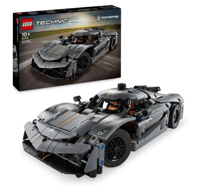LEGO Конструктор LEGO Technic Koenigsegg Jesko Absolut — сірий гіперкар (42173)