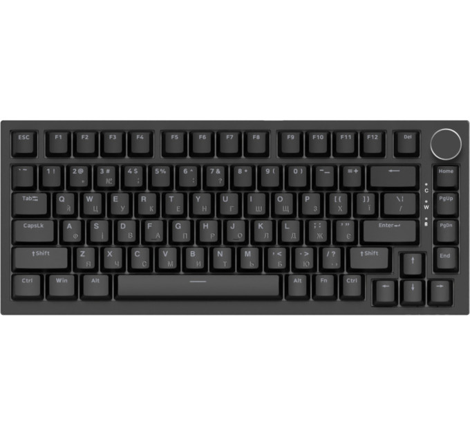 Ajazz Клавіатура Ajazz AK820 Red Switch Black USB-C (AK820-R-B)