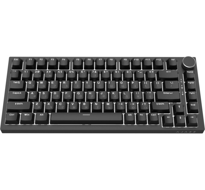 Ajazz Клавіатура Ajazz AK820 Red Switch Black USB-C (AK820-R-B)