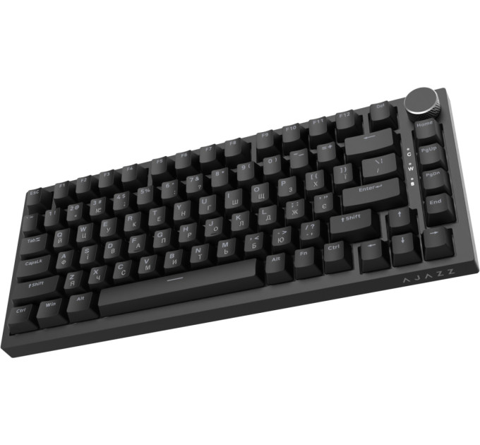Ajazz Клавіатура Ajazz AK820 Red Switch Black USB-C (AK820-R-B)