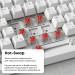 Ajazz Клавіатура Ajazz AK820 Red Switch White USB-C (AK820-R-W)