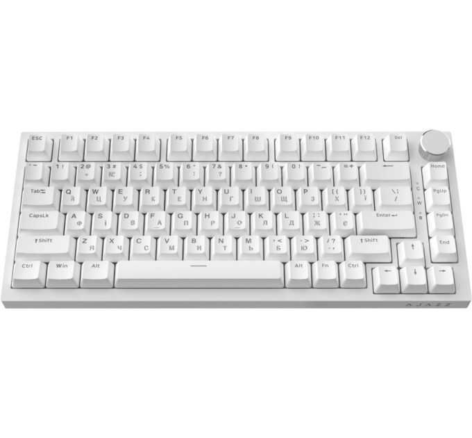 Ajazz Клавіатура Ajazz AK820 Red Switch White USB-C (AK820-R-W)