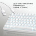 Ajazz Клавіатура Ajazz AK820 Red Switch White USB-C (AK820-R-W)