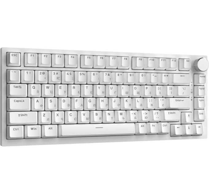 Ajazz Клавіатура Ajazz AK820 Red Switch White USB-C (AK820-R-W)