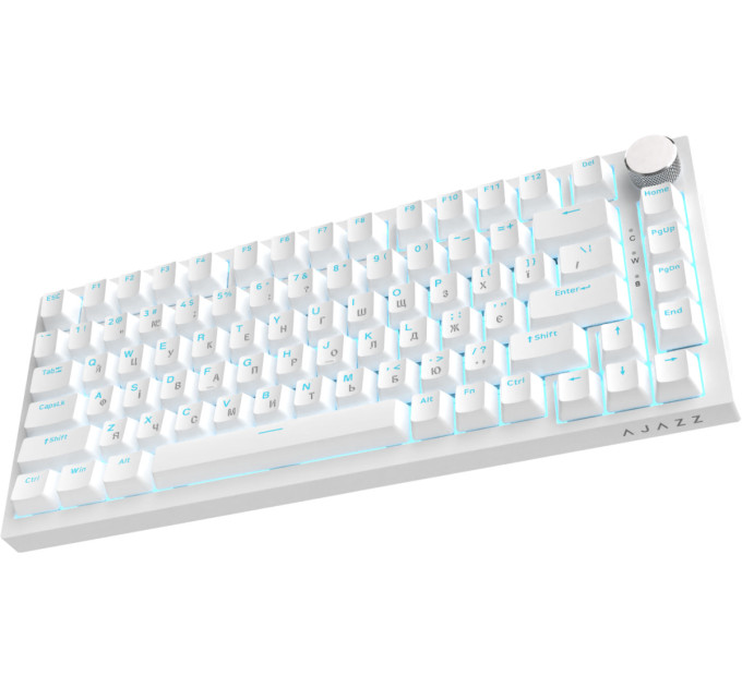Ajazz Клавіатура Ajazz AK820 Red Switch White USB-C (AK820-R-W)