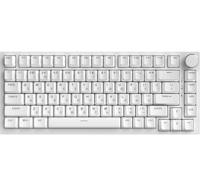 Ajazz Клавіатура Ajazz AK820 Red Switch White USB-C (AK820-R-W)